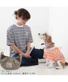 PET PARADISE スヌーピー  お揃いＴシャツ オーナー用 《マルチボーダー》