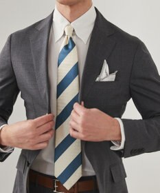 GOTAIRIKU GOTAIRIKU別注【MANTERO/マンテロ】ネクタイ_レジメンタル サックスブルー系1