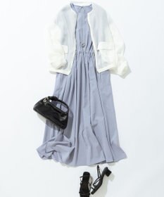 ICB 【ASUMI・MANAMIコラボ 丈が選べる】タックデザインワンピース