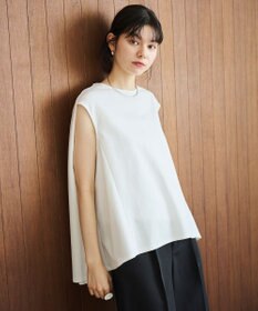 #Newans 【洗える】スクエアシルエットノースリーブカットソー