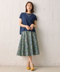 組曲 【WEB限定】Tシャツライク サマーニット