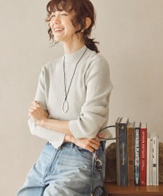 AMERICAN HOLIC ラメ入りリブニットプルオーバー