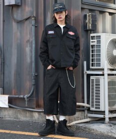 WEGO 【ユニセックス着用ITEM】ワッペンワークシャツ（LS）