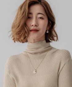 23区 カラーストーン コイン ネックレス