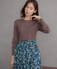 組曲 【WEB限定・2SET】オフショル風NEWツイン ニット