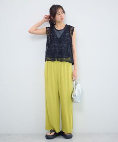Green Parks レース刺繍ベスト