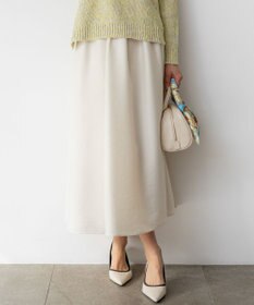 23区 【洗える】フルーフィーツイル フレア スカート アイボリー系
