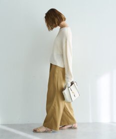 YECCA VECCA テープヤーンルーズニットプルオーバー