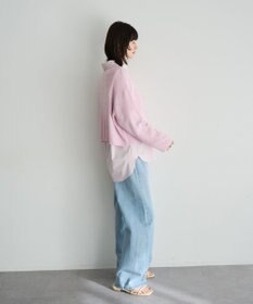 YECCA VECCA テープヤーンルーズニットプルオーバー