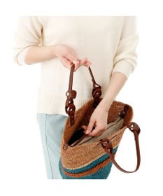 IBIZA ラフィア　ハンドバッグ