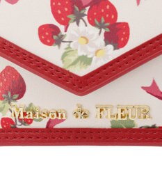 Maison de FLEUR いちご柄カードケース