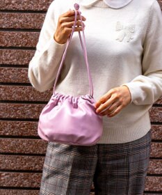 tsumori chisato CARRY ラムギャザー ショルダーバッグ