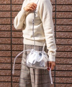 tsumori chisato CARRY ラムギャザー ショルダーバッグ