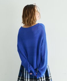 YECCA VECCA テープヤーンルーズニットプルオーバー