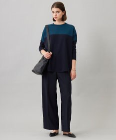 ICB L 【新色追加・UVケア・接触冷感・速乾・防シワ・洗える】 FluidBackSatin  ワイドパンツ