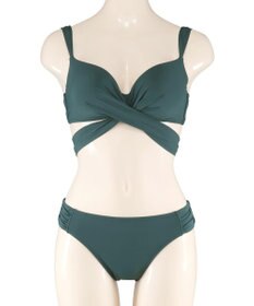 San-ai Resort（三愛水着楽園） WEB限定商品ノンワイヤーなのにぷっくり美胸を作るダブルアップクロスビキニ M1 M2 L1 San-ai Resort（サンアイリゾート）