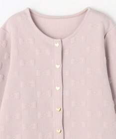 ANY KIDS リボン ジャガード カーディガン