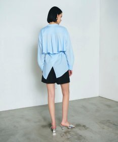 GRACE CONTINENTAL バックシャンオーバーシャツ