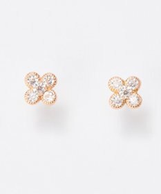 Phoebe 【K10RG】フラワービジューピアス