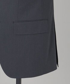 GOTAIRIKU オールシーズン対応【御幸毛織】WOOL×SOLOTEX ストレッチスーツ（グレー無地）