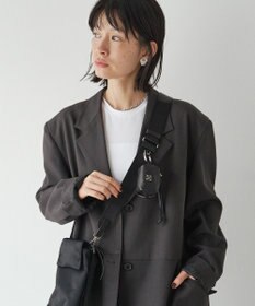 russet ≪500mlペットボトルが入る≫ナイロン多機能ミニショルダーバッグ(CE-1613)