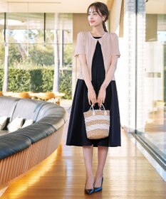 Tiaclasse L 【新色追加・洗える・UVケア・接触冷感】サマーニット半袖カーディガン