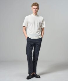 JOSEPH HOMME 新色追加【機能素材】ハイゲージベアスムース　モックネックＴシャツ