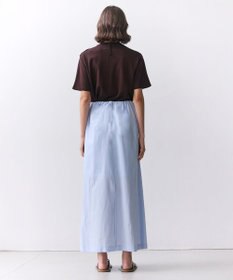 BEIGE， MALLOW / コットンタック イージーフレアスカート
