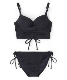 San-ai Resort（三愛水着楽園） 【WEB限定商品】【UPF50＋】ワコール共同開発ノンワイヤーなのにぷっくり美胸を作る【ダブルアップ】　ノンワイヤービスチェビキニ M1 M2 L1　　【San-ai Resort（サンアイリゾート）】