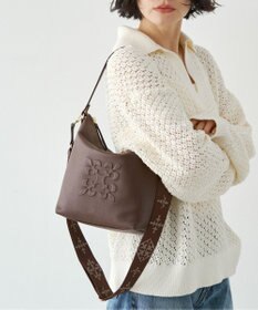 russet 《WEB限定》スタンダードミニショルダーバッグ <エンボスモノグラム>(CE-1718-WEB)