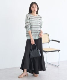 earth music&ecology ボーダーニットプルオーバー