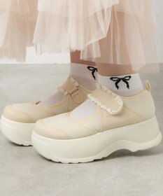 WEGO リボンショートソックス