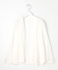 J.PRESS LADIES L 【洗える】ミラノ風天竺シアー カーディガン