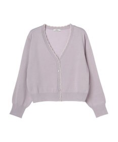 earth music&ecology ちびスカラップカーディガン