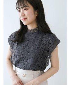 Green Parks ・Ｐｅｔｉｔ　Ｆｌｅｕｒ　フレンチレーシ－ブラウス