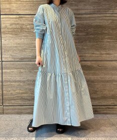 UNFILO 【洗える】イージーケア シャツワンピース