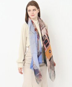 MOONBAT Hanato(ハナト) コットンシルクビッグストール／70×175cm