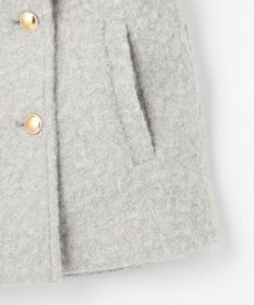 ANY SIS L 【2WAY】ブークレーシャギーラメ アウター