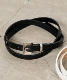 WEGO Lデザインバックル細ベルト