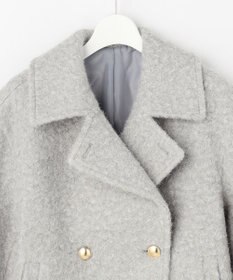 ANY SIS L 【2WAY】ブークレーシャギーラメ アウター