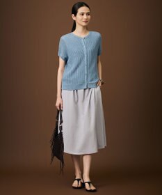 自由区 【SHIHOさん着用・2WAY仕様・ポーチ付き】クロッシェフリンジ バッグ
