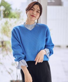 ANY 【8色展開】Vネックデイリーニット