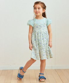 ANY KIDS フラワープリント キャミ ワンピース