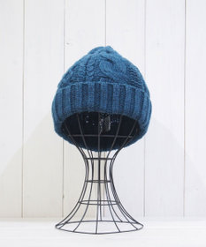 石田製帽 〈新色追加！〉カシミヤニット アラン編みワッチN ニット帽