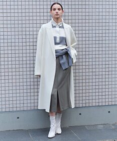 BEIGE， ZION / ウールロングチェスターコート