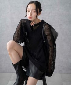 WEGO スターメッシュニットプルオーバー