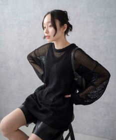 WEGO スターメッシュニットプルオーバー