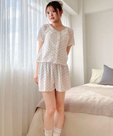 WEGO 総柄セットアップルームウェア