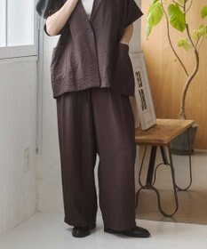 WEGO 【ANGIE VINTAGE】接触冷感イージーパンツ