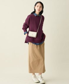 ANY L サイドドットダンボールトレーナー